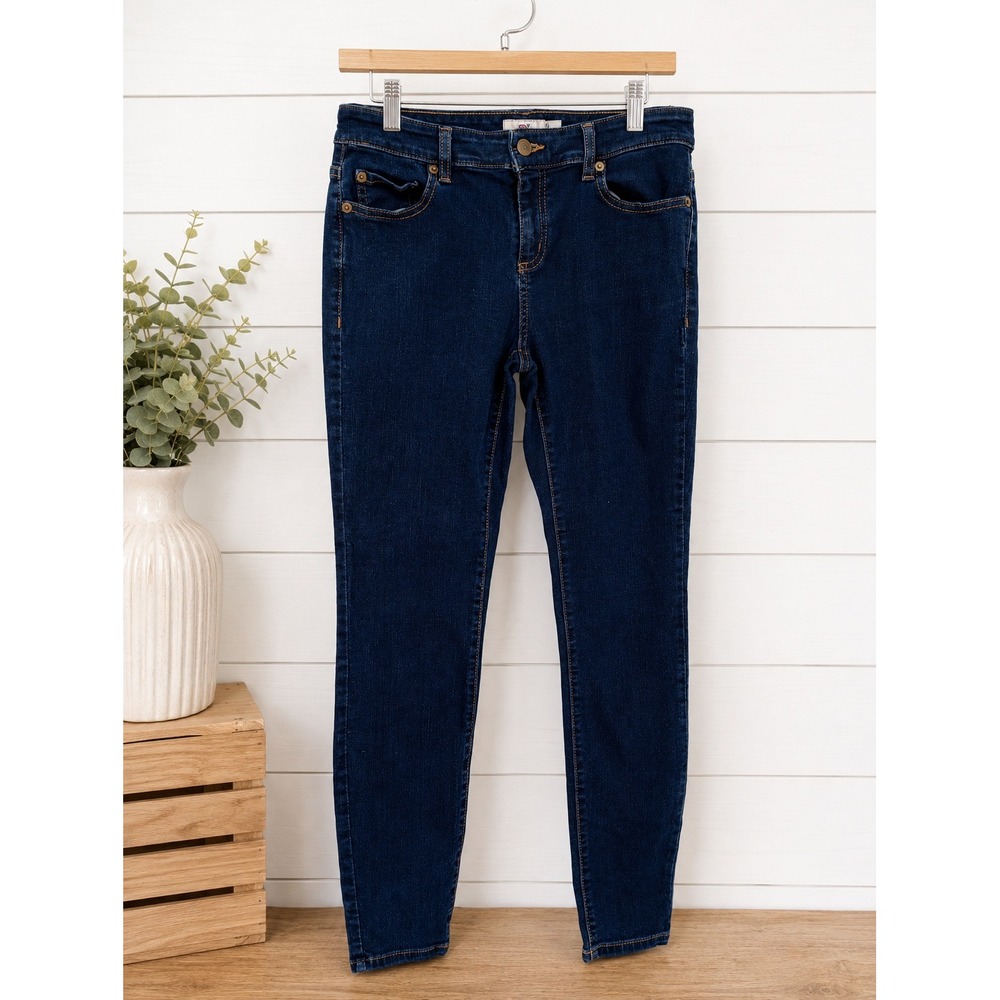 Vineyard Vines Skinny Jeans Women 6 Blue Stretch Denim Mid Rise Classic